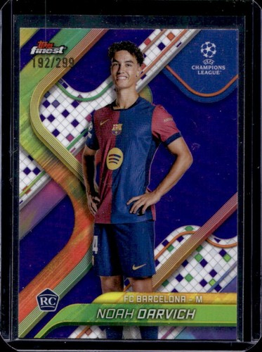 Noah Darvich 2024 Topps Finest Purple Refractor /299