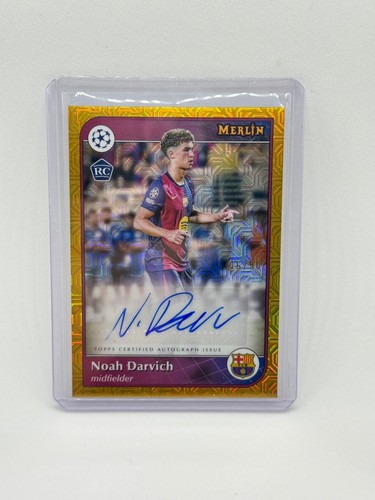 Noah Darvich 2024 Topps Merlin Chrome Gold /50