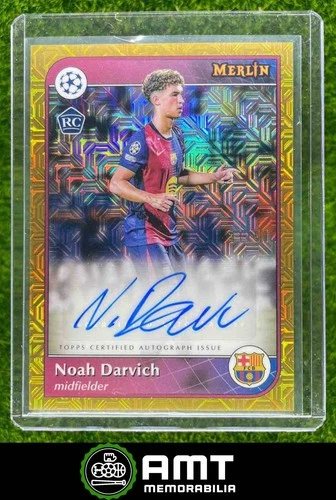 Noah Darvich 2024 Topps Merlin Chrome Gold Mojo /50