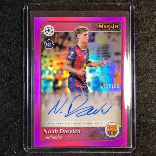 Noah Darvich 2024 Panini Merlin UEFA Club Comp Pink /199