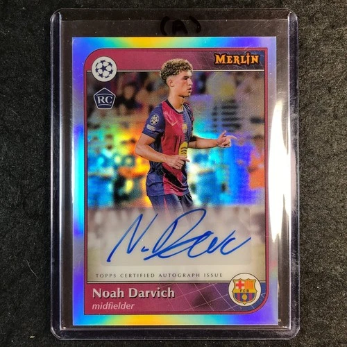 Noah Darvich 2024 Panini Merlin UEFA Club Comp Refractor