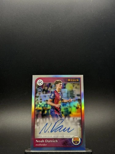 Noah Darvich 2024 Topps Merlin UEFA Refractor