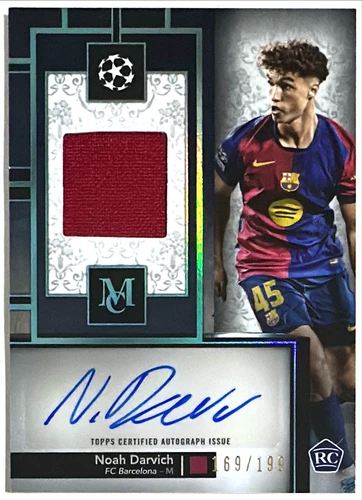 Noah Darvich 2024 Topps Museum Acquamarina /199