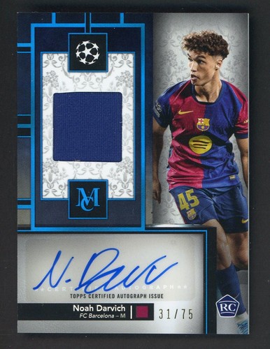 Noah Darvich 2024 Topps Museum Blue /75
