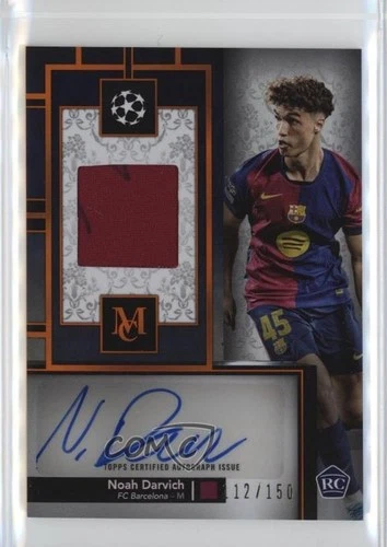Noah Darvich 2024 Panini Museum Collection Citrine /150