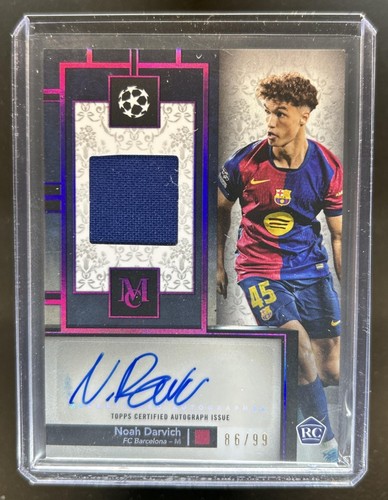 Noah Darvich 2024 Topps Museum Collezione UEFA Ametista /99