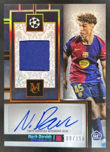 Noah Darvich 2024 Topps Museum Collezione UEFA Citrino /150
