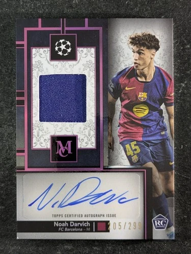 Noah Darvich 2024 Topps Museum Rose Quartz /299