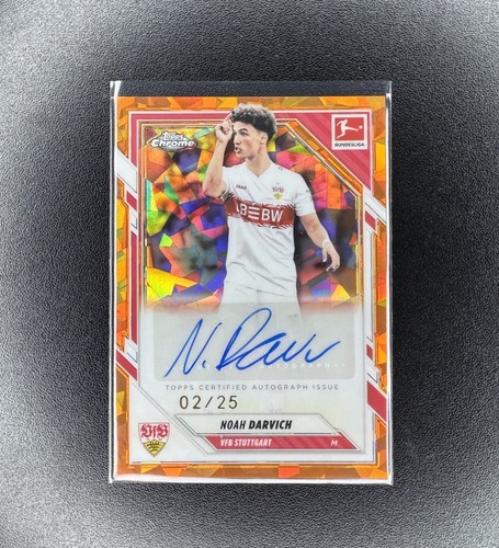 Noah Darvich 2025 Topps Sapphire Orange /25