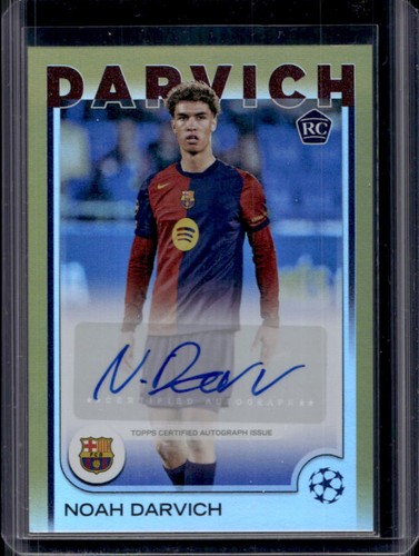 Noah Darvich 2024 Topps UEFA Gold Foilboard /50