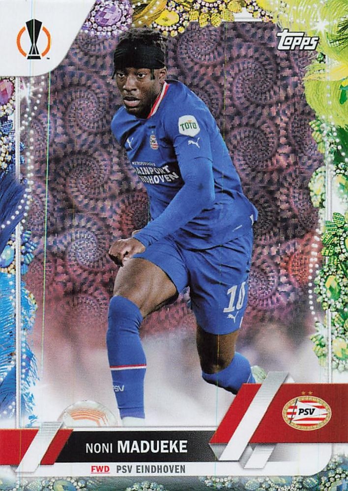 Noni Madueke 2022 Topps UEFA Club Competitions Carnaval Edition