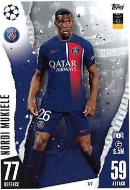 Nordi Mukiele 2023 Topps Match Attax UEFA Club Competitions