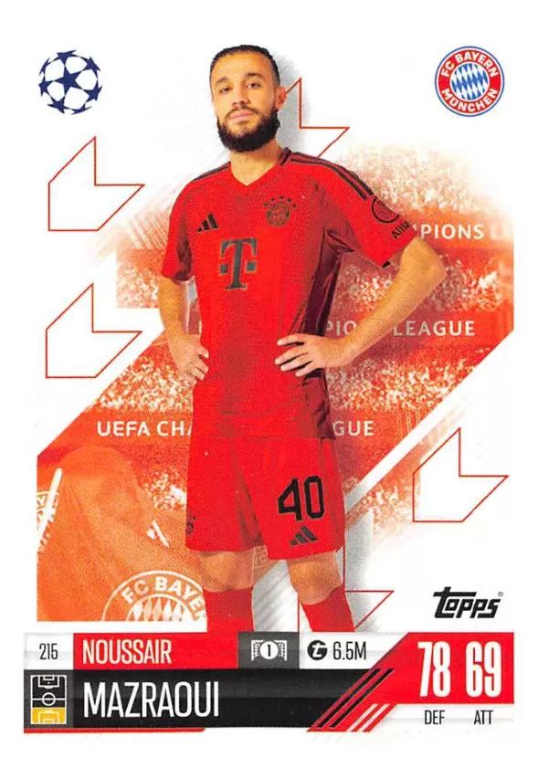 Noussair Mazraoui 2024 Topps Match Attax UEFA Club Competitions