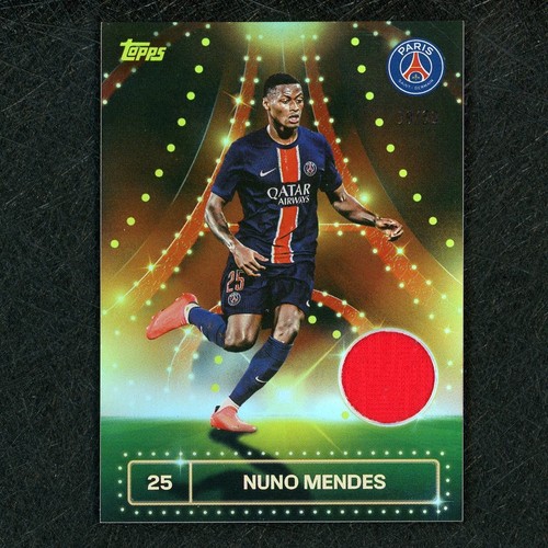 Nuno Mendes 2024 Topps 2024-25 Gold /50