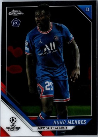 Nuno Mendes 2021 Topps Chrome