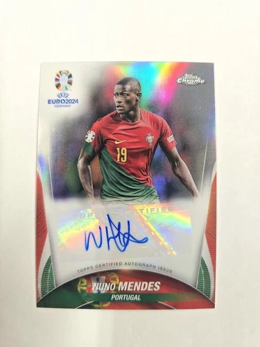 Nuno Mendes 2024 Topps Chrome