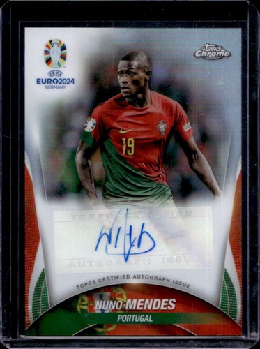Nuno Mendes 2024 Topps Chrome