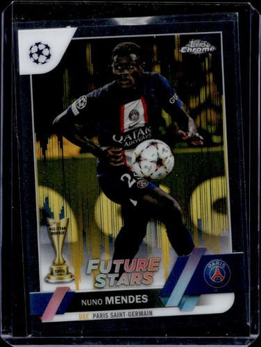 Nuno Mendes 2023 Topps Chrome Black & Gold /30