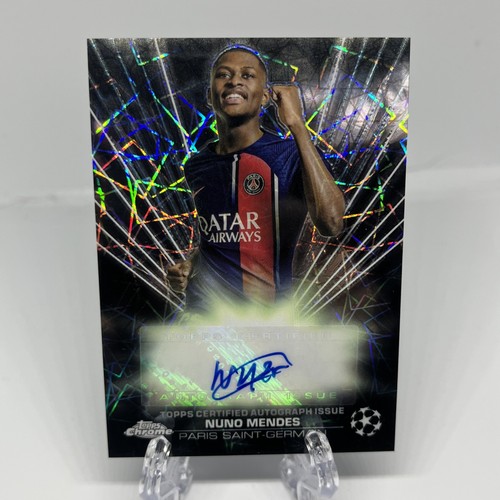 Nuno Mendes 2023 Topps Chrome Black Lazer