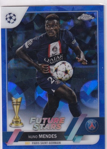 Nuno Mendes 2022 Topps Chrome Champions League Sapphire