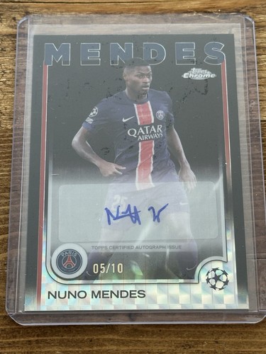 Nuno Mendes 2024 Topps Chrome Nero /10