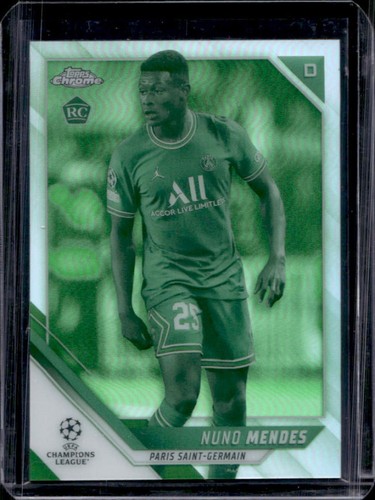 Nuno Mendes 2021 Topps Chrome Night Vision Refractor /225