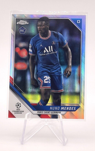 Nuno Mendes 2021 Topps Chrome Refractor