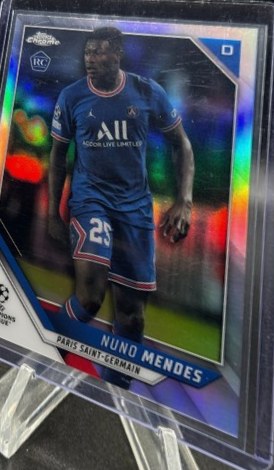 Nuno Mendes 2021 Topps Chrome Refractor