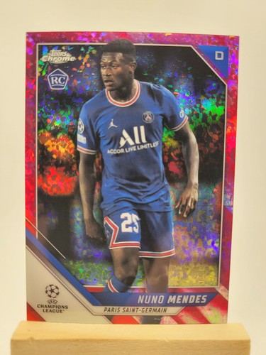 Nuno Mendes 2021 Topps Chrome Rosa Mini Diamante /175