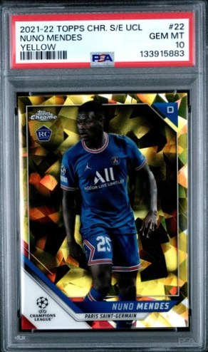 Nuno Mendes 2021 Topps Chrome Sapphire Edition Sapphire Edition /99