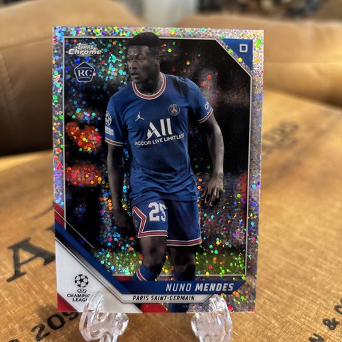 Nuno Mendes 2021 Topps Chrome Speckled Refractor