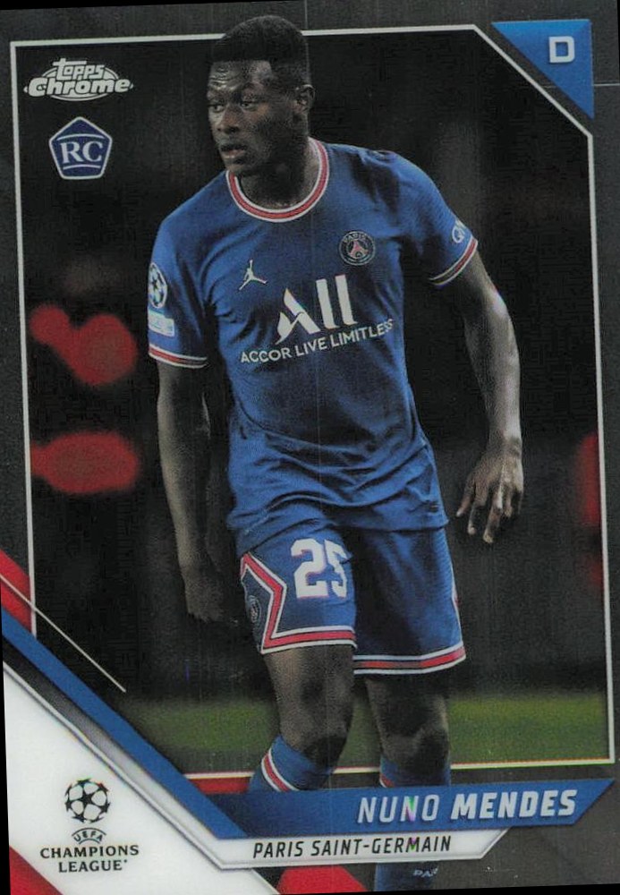 Nuno Mendes 2021 Topps Chrome UCC 22