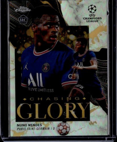 Nuno Mendes 2021 Topps Chrome UCL