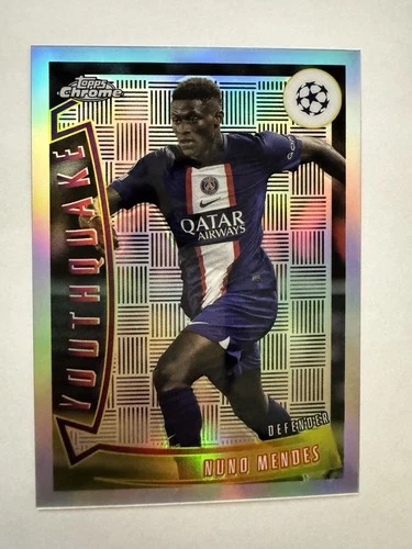 Nuno Mendes 2023 Topps Chrome UEFA Club Competitions