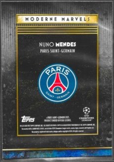 Nuno Mendes 2025 Topps Deco