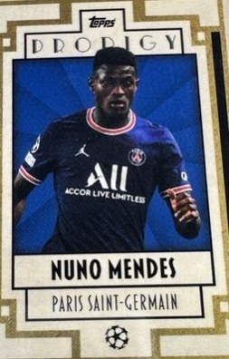 Nuno Mendes 2021 Topps Deco