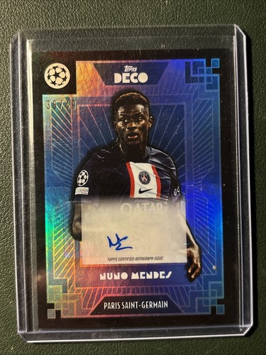 Nuno Mendes 2022 Topps Deco Blue /49