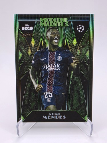 Nuno Mendes 2025 Topps Deco Green /75