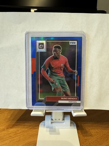 Nuno Mendes 2023 Panini Donruss Optic FIFA Blue Prizm /99
