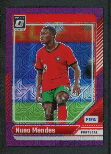 Nuno Mendes 2024 Panini Donruss Optic Viola /25