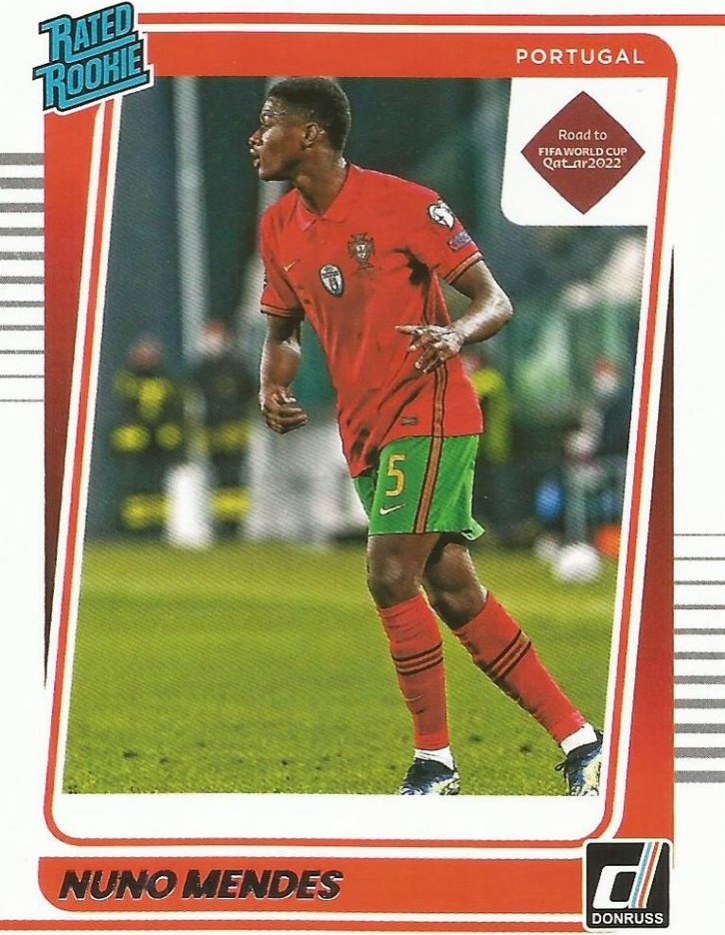 Nuno Mendes 2021 Panini Donruss Soccer 15