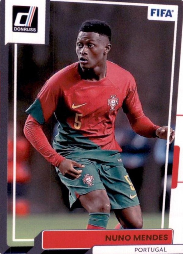 Nuno Mendes 2022 Panini Donruss Soccer 97