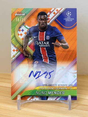 Nuno Mendes 2025 Topps Finest /25