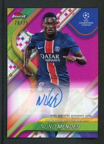Nuno Mendes 2025 Topps Finest /75