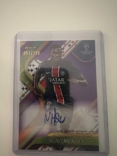 Nuno Mendes 2024 Topps Finest /99