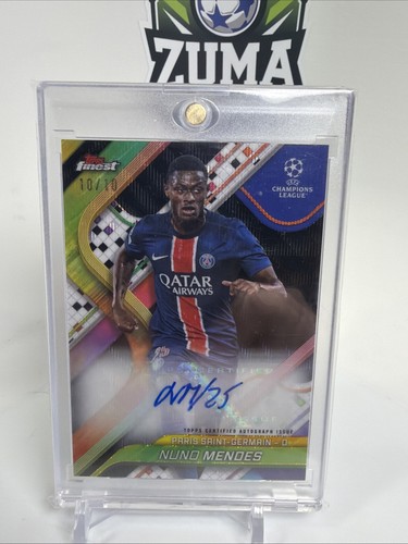 Nuno Mendes 2024 Topps Finest Nero /10