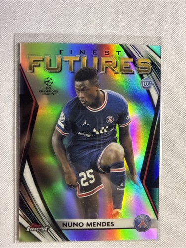 Nuno Mendes 2021 Topps Finest UEFA Champions League