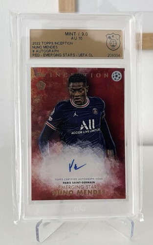 Nuno Mendes 2022 Topps Inception Red /10