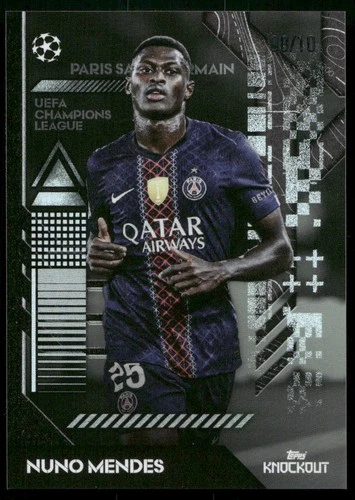Nuno Mendes 2025 Topps Knockout Negro /10
