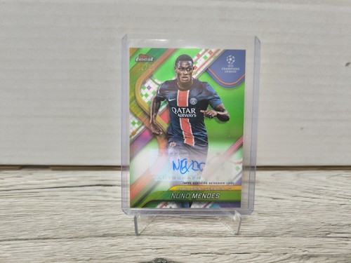 Nuno Mendes 2025 Topps Meilleurs Autographes UEFA Champions League /99